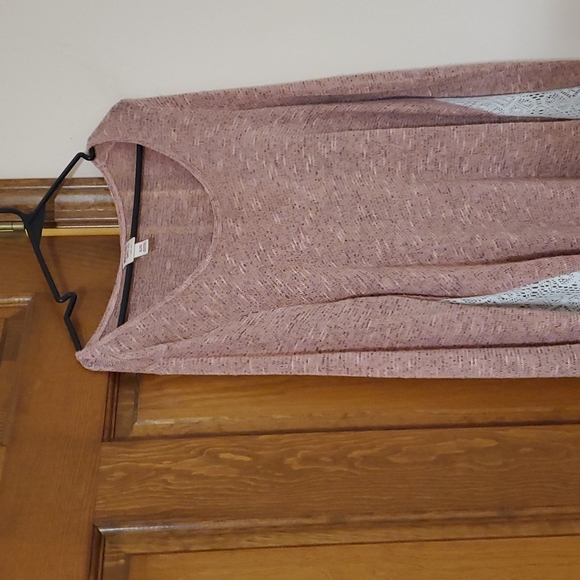 Mossimo Supply Co. Sweaters - Mossimo Supply Co, XL long sleeve mauve laced on sides sweater, good condition